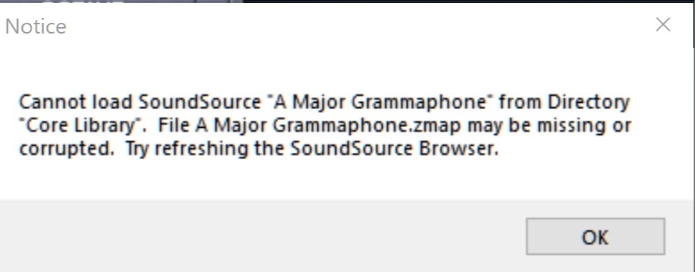 cannot load soundsource omnisphere 2 mac